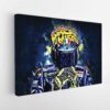 motogp helmet stretched canvas