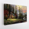 peaceful retreat stretched canvas-min