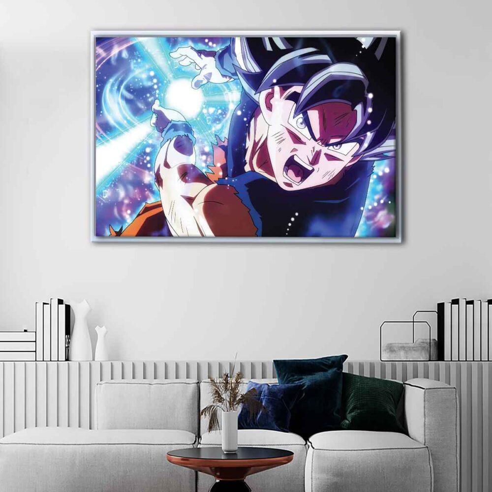 son goku strike floating frame canvas