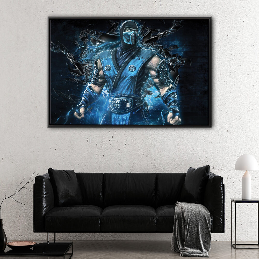 sub zero painting floating frame canvas