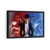 sung jinwoo framed canvas black frame