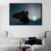 superman floating frame canvas