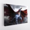 superman fury stretched canvas