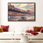 this is talladega floating frame canvas