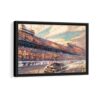 this is talladega framed canvas black frame