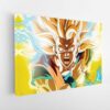 ultra super saiyan stretched canvas