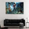 1 panel anime heroes canvas art