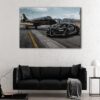 1 panel black bugatti chiron canvas art 1