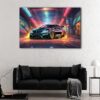 1 panel bmw m4 drift canvas art