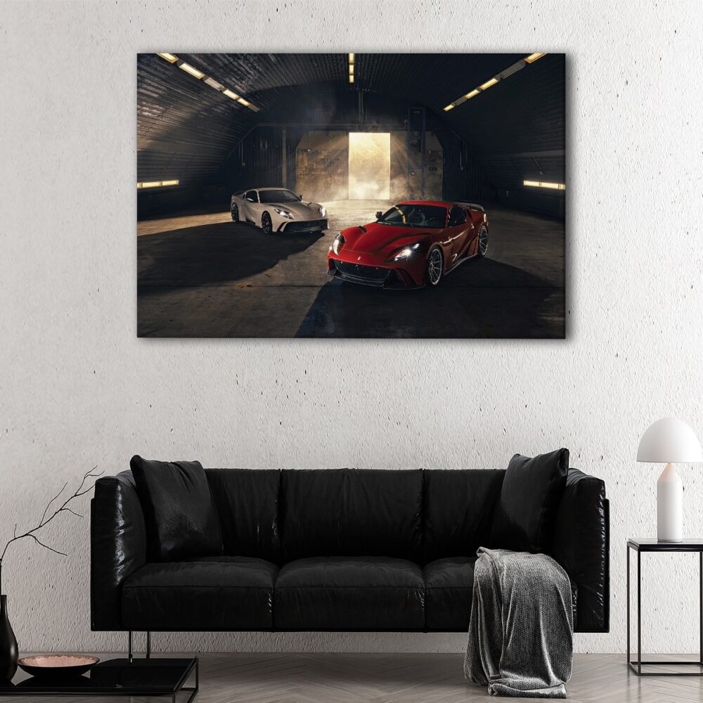 1 panel ferrari supercars canvas art