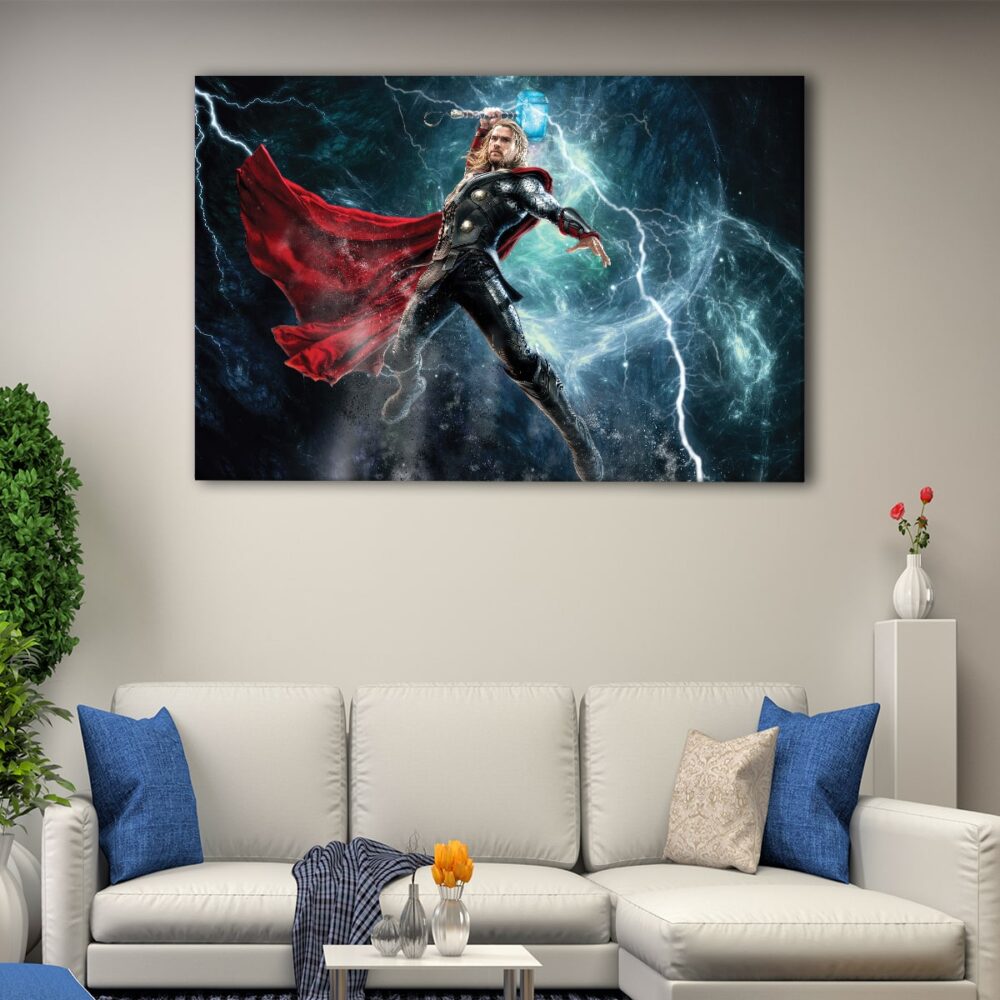 1 panel thor canvas art