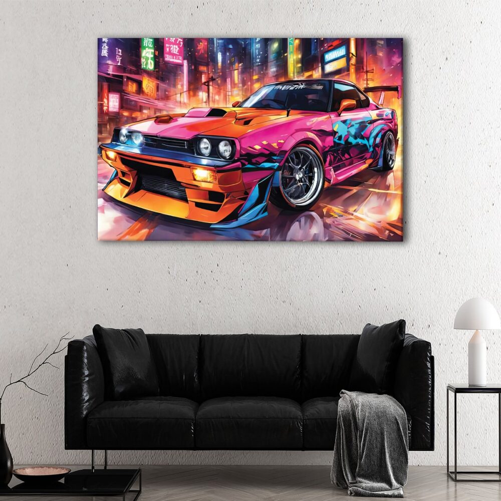 1 panel tokyo drift canvas art