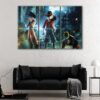 3 panels anime heroes canvas art