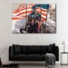3 panels captain america painting canvas art