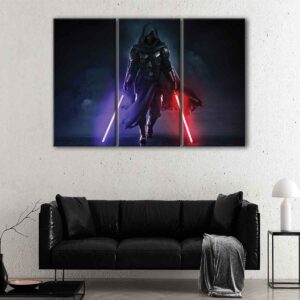 3 panels darth revan canvas art