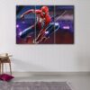 3 panels fortnite spider man canvas art