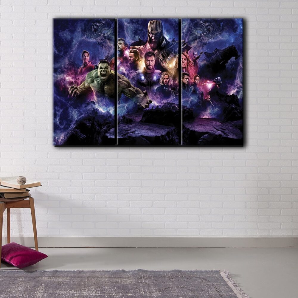 3 panels guardians of the galaxy canvas art