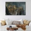 3 panels hobbit rivendell canvas art