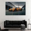 3 panels lamborghini huracan canvas art
