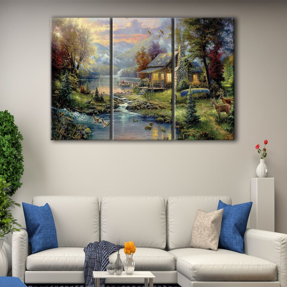 3 panels nature s paradise canvas art-min