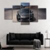 5 panels black mclaren artura canvas art