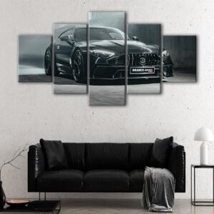5 panels brabus rocket gts canvas art