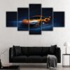 5 panels furious mclaren artura canvas art