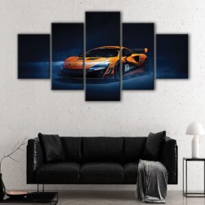 5 panels furious mclaren artura canvas art