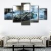 5 panels lamborghini aventador canvas art