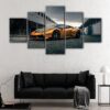 5 panels lamborghini huracan canvas art