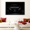 black maserati floating frame canvas