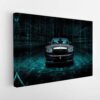 black rolls royce stretched canvas