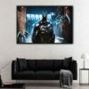bruce wayne floating frame canvas