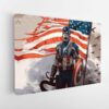 captain america painting stretched canvas