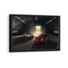 ferrari supercars framed canvas black frame