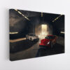 ferrari supercars stretched canvas