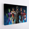 fortnite justice league stretched canvas
