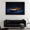 furious mclaren artura floating frame canvas