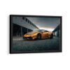 lamborghini huracan framed canvas black frame