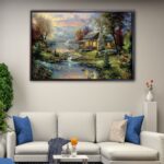 nature s paradise floating frame canvas-min