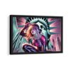 spider woman framed canvas black frame