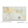 Classic AuthaGraph Push Pin World Map detailed