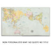 Classic AuthaGraph Push Pin World Map no quote