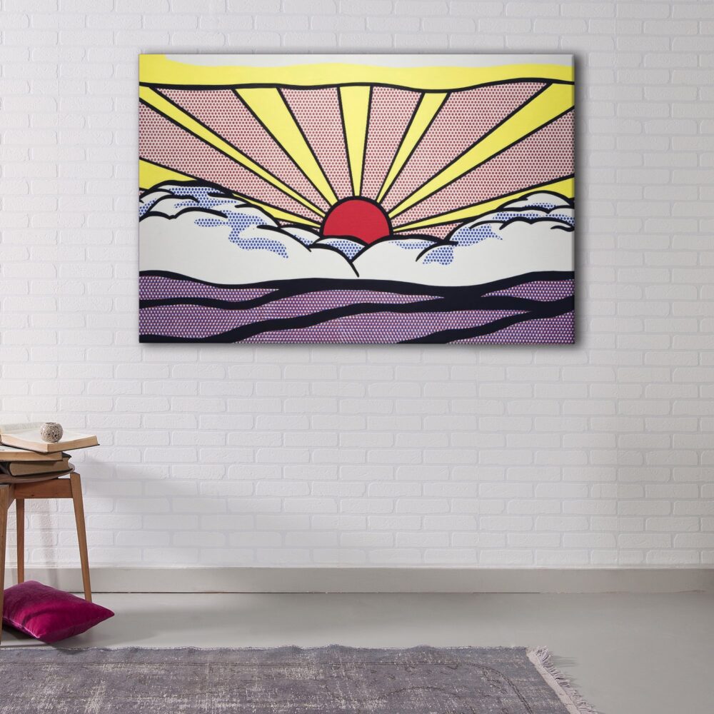 1 panel Sunrise canvas art