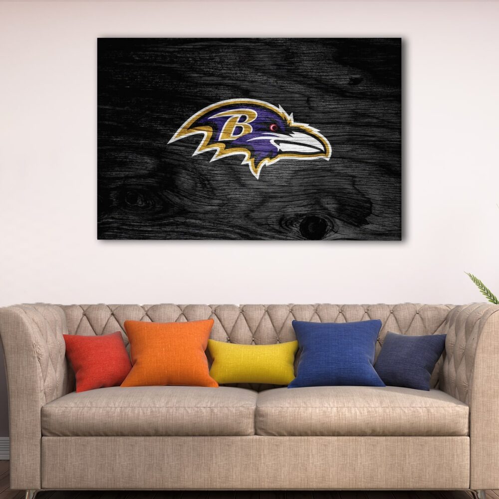 1 panel baltimore ravens canvas art