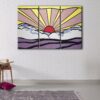 3 panels Sunrise canvas art
