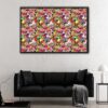 aesthetic collage floating frame canvas