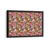 aesthetic collage framed canvas black frame