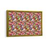aesthetic collage framed canvas natural beige