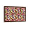 aesthetic collage framed canvas walnut brown